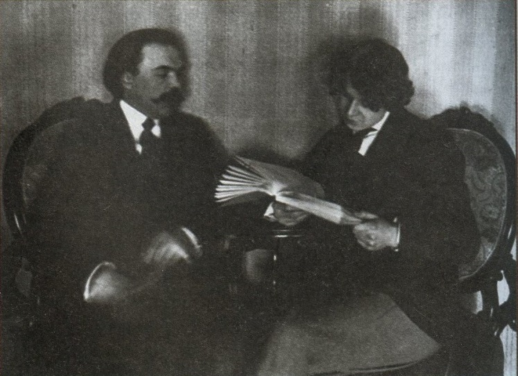 М.П. Мурашёв, С.А. Есенин. Петроград. 10 апреля 1916